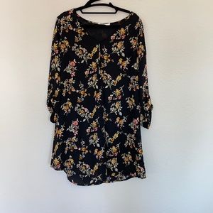 Black Floral Dress